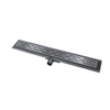 Wiesbaden douchegoot 90x7cm met vloerflens Gunmetal SW542684 Wiesbaden douchegoot 90x7cm met vloerflens Gunmetal SW542684
