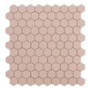 By goof mosaïque hexagonale rose 29.5x29.5cm carreau de mur mosaïque rose mat SW727430