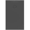 Villeroy & Boch Ecora douchebak - 160x100x4.5cm - afvoer korte zijde - anthracite (antraciet) SW1558906