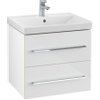 Villeroy en boch Avento wastafelonderkast 567x520x447 met 2x lade crystal white SW59894 Villeroy en boch Avento wastafelonderkast 567x520x447 met 2x lade crystal white SW59894