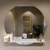 Mondiaz SPOT miroir – Ø 90 cm – avec tablette – Glace (marbre gris) SW1235637