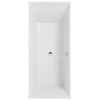 Villeroy en Boch Squaro bad quaryl rechthoekig 179.4x79.4x50cm Slim Line met poten wit 0940466 Villeroy en Boch Squaro bad quaryl rechthoekig 179.4x79.4x50cm Slim Line met poten wit 0940466
