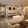 MONDIAZ FREEZE Baignoire autoportante - 180x85cm - couleur Plata / Plata SW1015097
