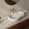 Ideavit Solidseed Lavabo à poser - 62x42x11 - solid surface - blanc mat SW1476800