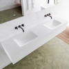 MONDIAZ LAGOM 190cm badmeubel solid surface talc 2 lades Wastafel cloud dubbel zonder kraangat SW409049 MONDIAZ LAGOM 190cm badmeubel solid surface talc 2 lades Wastafel cloud dubbel zonder kraangat SW409049