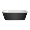 Xenz Charley duobad 180x79x58.5 Bicolor wit/ebony incl. 7006 badafvoer/vulcombinatie inox SW380368 Xenz Charley duobad 180x79x58.5 Bicolor wit/ebony incl. 7006 badafvoer/vulcombinatie inox SW380368