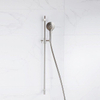 FortiFura Calvi Ensemble de douche avec barre curseur - douchette ronde - flexible lisse - Inox brossé PVD SW1159287