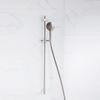 Fortifura Calvi glijstangset - met ronde handdouche - gladde doucheslang - PVD - geborsteld RVS SW1159287