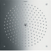 Hansgrohe Raindance Air afdekset - hoofddouche 26x26 cm. - plafondaansluiting. chr. - hoogglans chroom GA96136