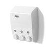 Wenko Zeepdispenser 25x8x19cm Plastic wit SW3633 Wenko Zeepdispenser 25x8x19cm Plastic wit SW3633