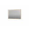 INK SP19 miroir – rectangle – 120 x 80 cm – LED directe tout autour – Or brossé SW955858