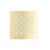 Fortifura Galeria Afvoerrooster - 13x13x1cm - PVD - geborsteld messing (goud) SW1119301