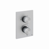 Crosswater 3ONE6 Inbouwthermostaat - 2 knoppen - 1 functie - geborsteld RVS SW876118