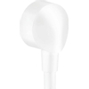 Hansgrohe Fixfit Muuraansluitbocht E - zonder terugslagklep - mat wit SW451550