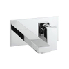Crosswater Verge Inbouw wastafelkraan - 2 gats - 21cm uitloop - hoogglans chroom SW648420