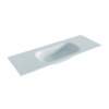 Mondiaz BIG small Clay solid surface inbouw wastafel 130cm midden SW430879 Mondiaz BIG small Clay solid surface inbouw wastafel 130cm midden SW430879