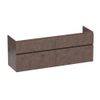 BRAUER Delight meuble sous-lavabo - 160x46x60cm - 4 tiroirs à fermeture douce - sans poignée - 2 découpes pour siphon - Erosion SW1199399