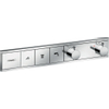 Hansgrohe Rainselect Afbouwdeel - voor inbouw douchekraan - thermostatisch - voor 3 functies - 52.7x90cm - thermostaat - hoogglans chroom SW358779
