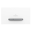 Villeroy & Boch Viconnect bedieningsplaat dualflush frontbediend - 25.3x14.5cm - kunststof - glans wit SW106653