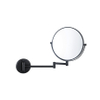 Fortifura Calvi miroir de maquillage - 20cm - grossissement 1x et 3x - rond - noir mat SW1126037