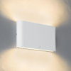 QAZQA Batt wandlamp - 17.5x9x3cm - incl. LED - IP65 - mat wit SW1187197