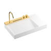 Hansgrohe Avalegra wastafel m/wastafelkraan 78cm polished gold optic SW1387832