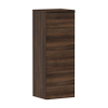 Hansgrohe Xelu Q Armoire mi-haute - 106.5x40x35cm - 1 porte - poignée noir mat - fermeture douce - charnière à droite - dark walnut SW995223