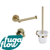 FugaFlow Eccelente Acces Toiletset 3-delig geborsteld Messing PVD - Black Friday - SW1123892