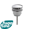 FugaFlow Efficiente Anta Bonde de vidage avec fermeture clic et siphon blanc chrome SW1125880