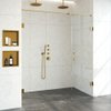 Saniclass Create Nisdeur 2-delig 175x200cm profielloos met antikalk en 8mm veiligheidsglas Goud geborsteld SW638653 Saniclass Create Nisdeur 2-delig 175x200cm profielloos met antikalk en 8mm veiligheidsglas Goud geborsteld SW638653