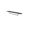 Hotbath &MORE Handdoek Rek - 40cm - voor planchet serie - PVD - geborsteld zwart SW1246154