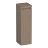 BRAUER Joy Wavy Armoire haute - 120x35x35cm - 1 porte - ouverture à droite - sans poignée - moka mat SW1201323
