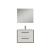 Tiger Boston Badkamermeubelset 80cm Chalet eik / Hoogglans wit met spiegel. Glanzend witte polybeton wastafel en RVS geborstelde grepen SW106771 Tiger Boston Badkamermeubelset 80cm Chalet eik / Hoogglans wit met spiegel. Glanzend witte polybeton wastafel en RVS geborstelde grepen SW106771