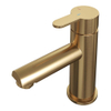 Brauer Gold - Édition Ensemble de robinet mélangeur à poser - bas - modèle d - PVD - or brossé SW547721