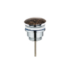 Saniclass Noche Afvoerplug - klikwaste - natuursteen - dark emperador SW1474832