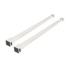 Wiesbaden Slim set barres de stabilisation 120 cm pour douches à l'italienne autoportantes mat blanc SW545059