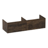 BRAUER Embrace meuble sous-lavabo - 139x35x45.5cm - 2 tiroirs à fermeture douce - sans poignées - 2 découpes pour siphon - Grove SW1200272