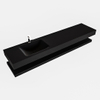 MONDIAZ ALAN 200cm badmeubel solid surface planchet urban Vrijhangende wastafel cloud links 1 kraangat kleur urban SW408853 MONDIAZ ALAN 200cm badmeubel solid surface planchet urban Vrijhangende wastafel cloud links 1 kraangat kleur urban SW408853