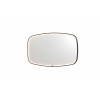 INK SP31 miroir - 140x4x80cm contour en cadre en acier incl dir LED - chauffage - changement de couleur - dimmable et interrupteur - métal noir brossé SW955831