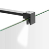 BRAUER Stabilisatiestang zonder glasdeel, wanddeel en T-koppelstuk PVD gunmetal geborsteld SW723845