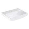 Lavabo Grohe Euro céramique 55cm avec trou de robinet sans trop-plein blanc alpin SW1234861
