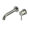 FortiFura Calvi Robinet lavabo encastrable 2 trous à poser Inox brossé SW377860 FortiFura Calvi Robinet lavabo encastrable 2 trous à poser Inox brossé SW377860