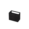 INK P2o Meuble sous-lavabo - 80x45x65cm - 2 tiroirs - push to open - avec façades rapportées droites - MFC - chêne anthracite SW207446