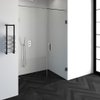 Saniclass Create douchedeur 150x200cm 2-delig profielloos met antikalk en 8mm veiligheidsglas chroom glans SW223782 Saniclass Create douchedeur 150x200cm 2-delig profielloos met antikalk en 8mm veiligheidsglas chroom glans SW223782