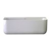 Xenz Taylor duobad 180x80x60 edelweiss incl. 7006 badafvoer/vulcombinatie wit glans SW382472 Xenz Taylor duobad 180x80x60 edelweiss incl. 7006 badafvoer/vulcombinatie wit glans SW382472
