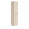 H&R Badmeubelen Juice Hoge kast - 40x35x170cm - met ronde hoeken - 3D-front - 2 deuren - rechtsdraaiend - merino SW1488626
