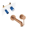 Grohe Essence New Wastafelkraan Inbouw - uitloop 23cm - L-size - inclusief inbouwdeel - brushed warm sunset (koper) SW773909