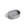 Ideavit Rock Vasque 40x28x12cm Béton ovale Gris SW568394