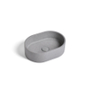 Ideavit Rock Vasque à poser 40x28x12cm Béton ovale Grey SW568394