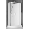 Nemo Spring Vidrio Cabine de douche quart de rond 90x90cm avec 2 portes coulissantes et parois fixes douchette et douche de tête réglable et robinet thermostatique verre de sécurité SW290048 Nemo Spring Vidrio Cabine de douche quart de rond 90x90cm avec 2 portes coulissantes et parois fixes douchette et douche de tête réglable et robinet thermostatique verre de sécurité SW290048